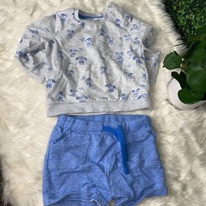 Long Sleeve Short Set